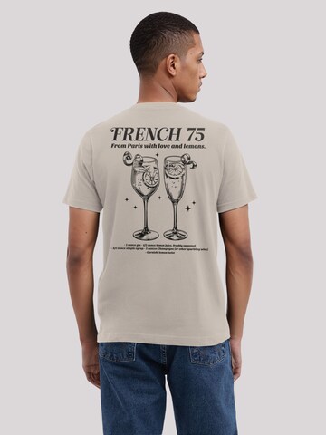 F4NT4STIC Shirt 'French 75 From Paris With Love' in Beige