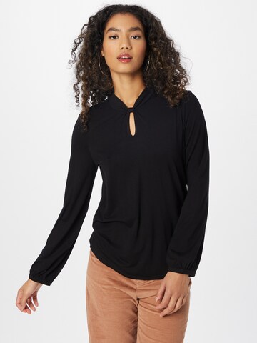 Blutsgeschwister Bluse 'Oh my Knot' in Schwarz: predná strana