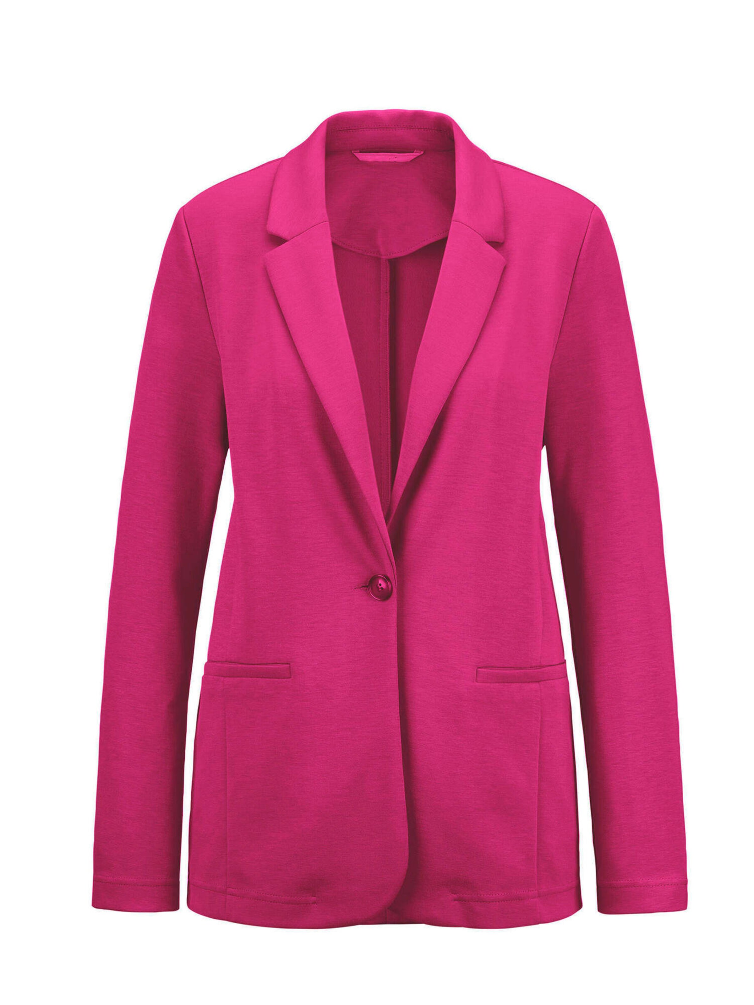 Goldner Blazer in Pink: Vorderseite