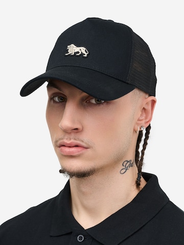 LONSDALE Cap 'Halliford' in Black: front