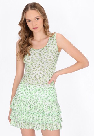 MYMO - Top en verde: frente