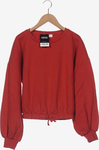 ONLY Sweatshirt & Zip-Up Hoodie in XS in Red: front