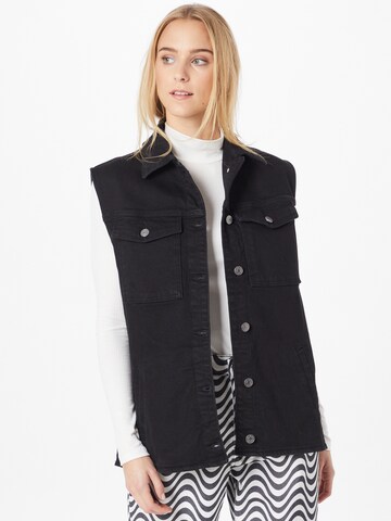 modström Vest 'Nour' in Black: front