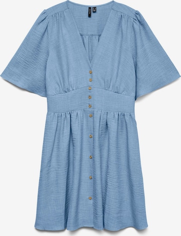 VERO MODA Blousejurk 'VMMelaney' in Blauw: voorkant