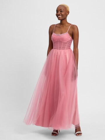 HEY KYLA Evening Dress in Pink: front