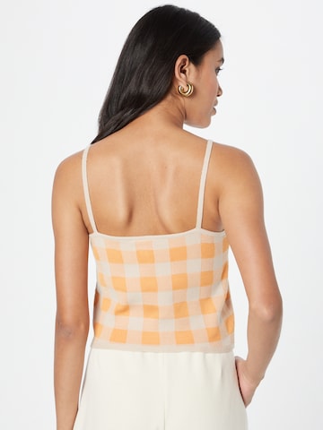 Aware - Top de punto 'UDELE' en naranja