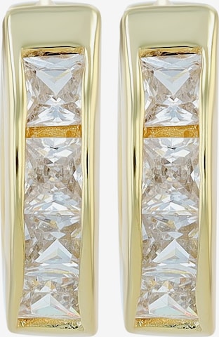 Akzent Earrings '"Sima" aus 925 Sterlingsilber, rhodiniert, langlebig' in Gold: front