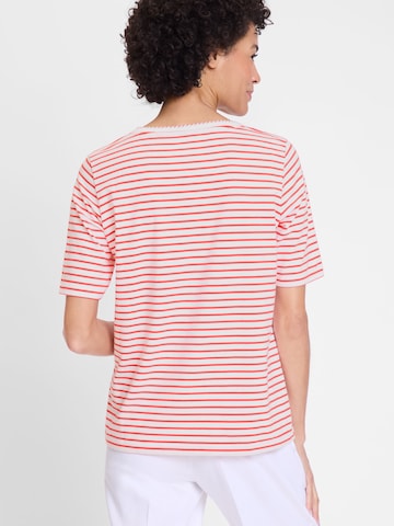 Olsen Shirt mit stylischen Applikationen verzierter Aufdruck in Pink: Vorderseite