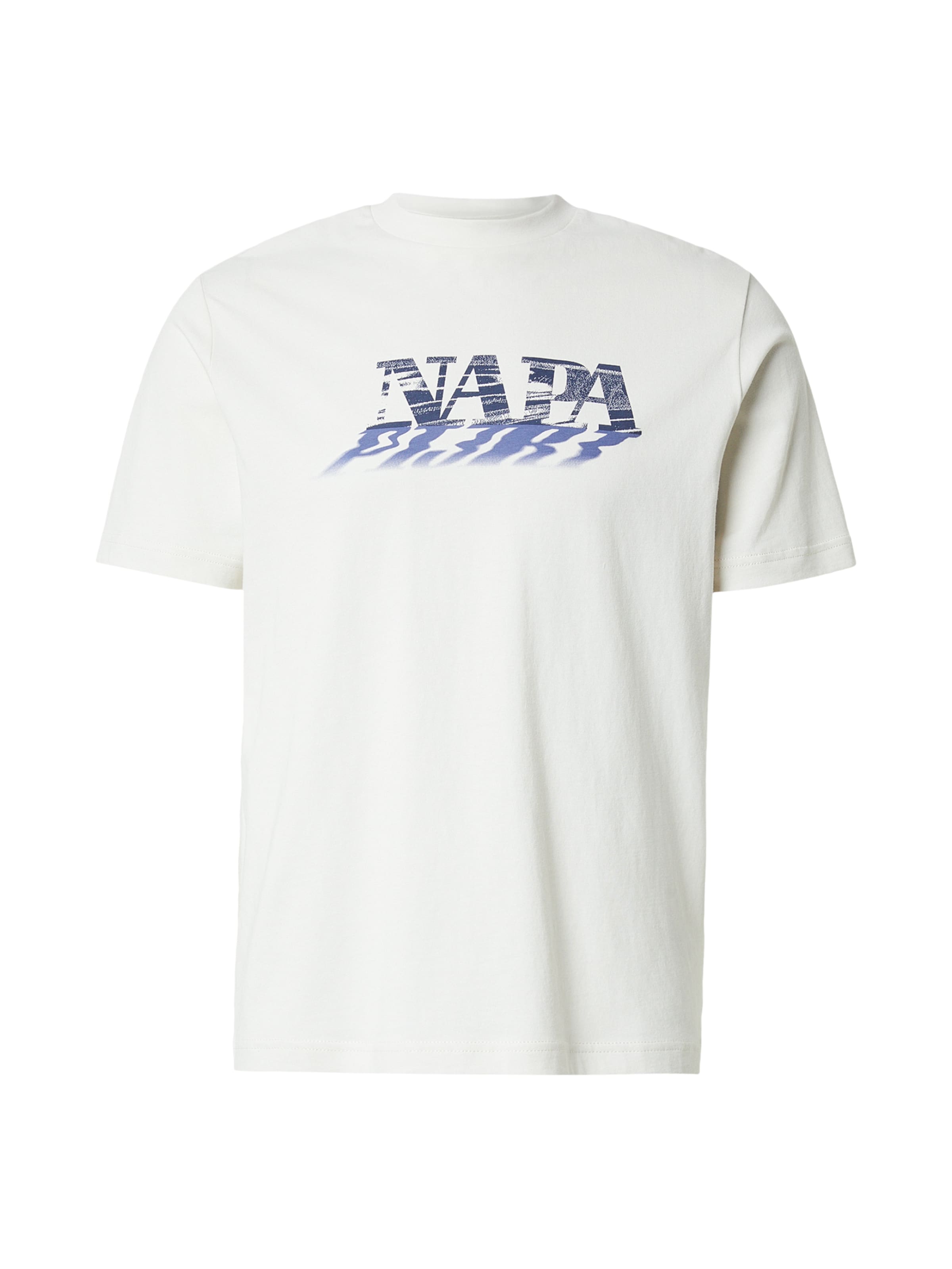 Tricou 'S-LODESTAR' de la NAPAPIJRI pe alb: față