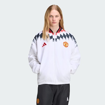 ADIDAS PERFORMANCE Training jacket 'Manchester United Stadium' in White: front
