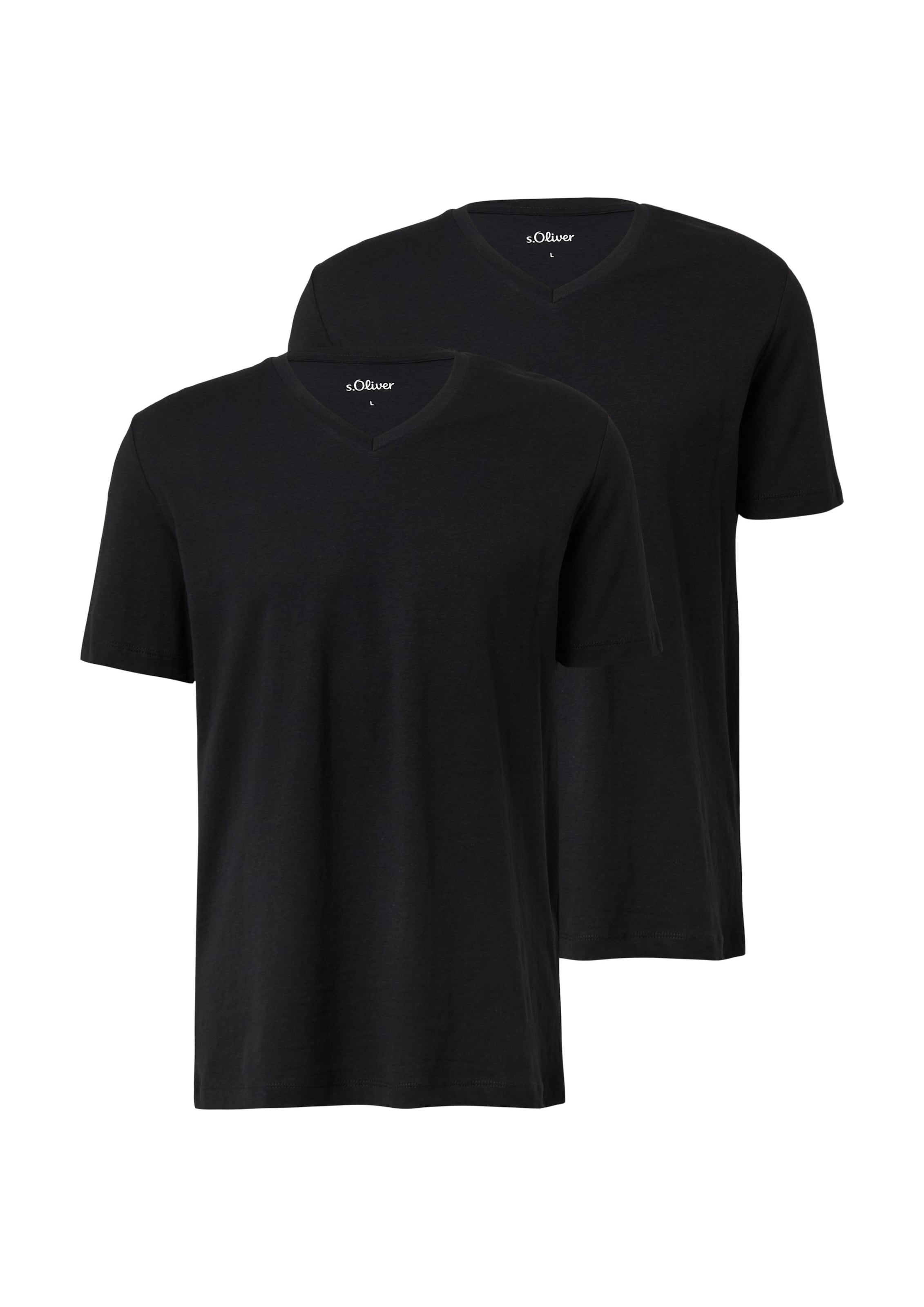 s.Oliver Shirt in Black: front