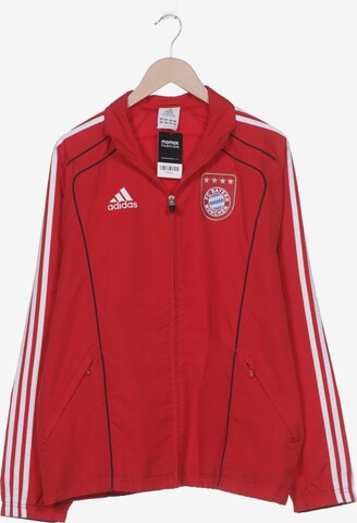 ADIDAS ORIGINALS Jacket & Coat in M-L in Red: front