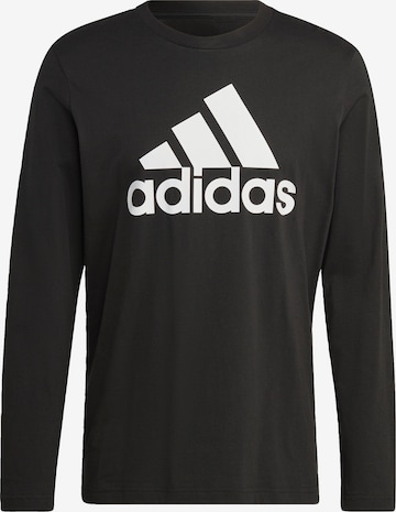 ADIDAS SPORTSWEAR - Camiseta funcional 'Essentials' en negro: frente