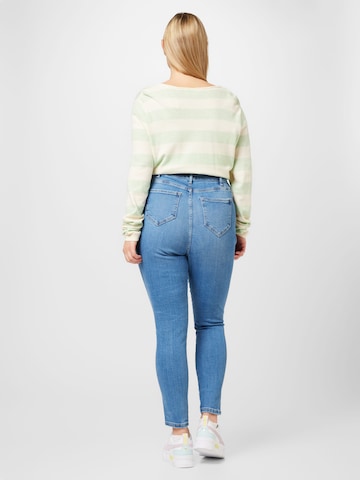 River Island Plus Skinny Jeans in Blau