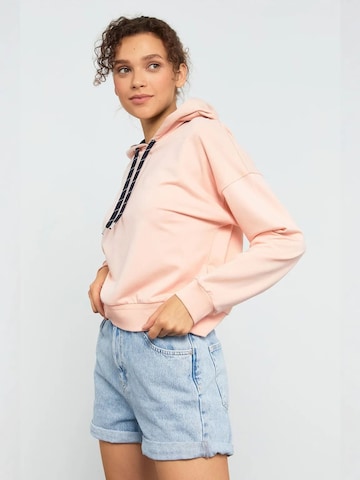 Tommy LifeSweater majica 'Sweatshirts' - roza boja