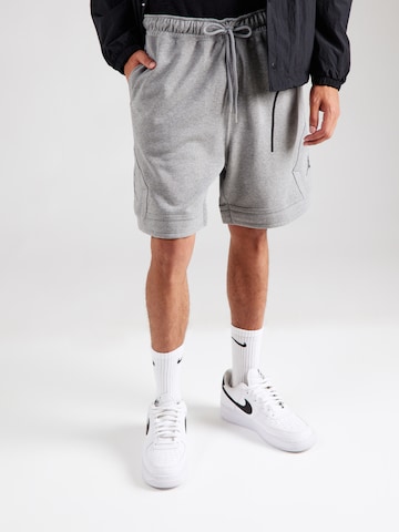 Jordan Regular Панталон 'FLIGHT DMND' в сиво: отпред