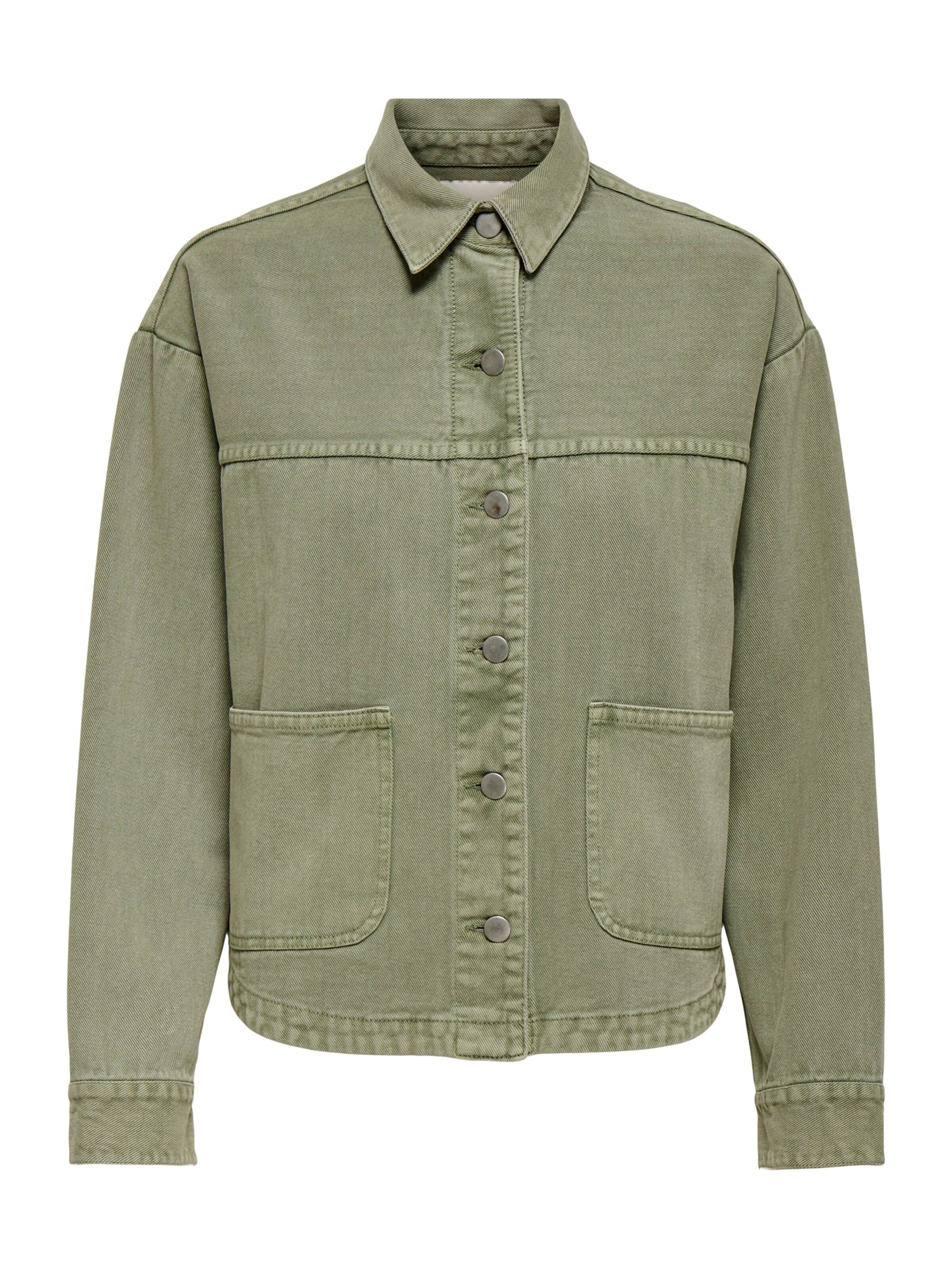 JDY Prehodna jakna 'JDYNOMA' | zelena barva: sprednja stran