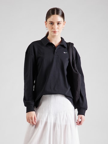 juoda Nike Sportswear Marškinėliai 'Essential': priekis
