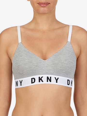 DKNY Intimates Bralette Bra in Grey: front