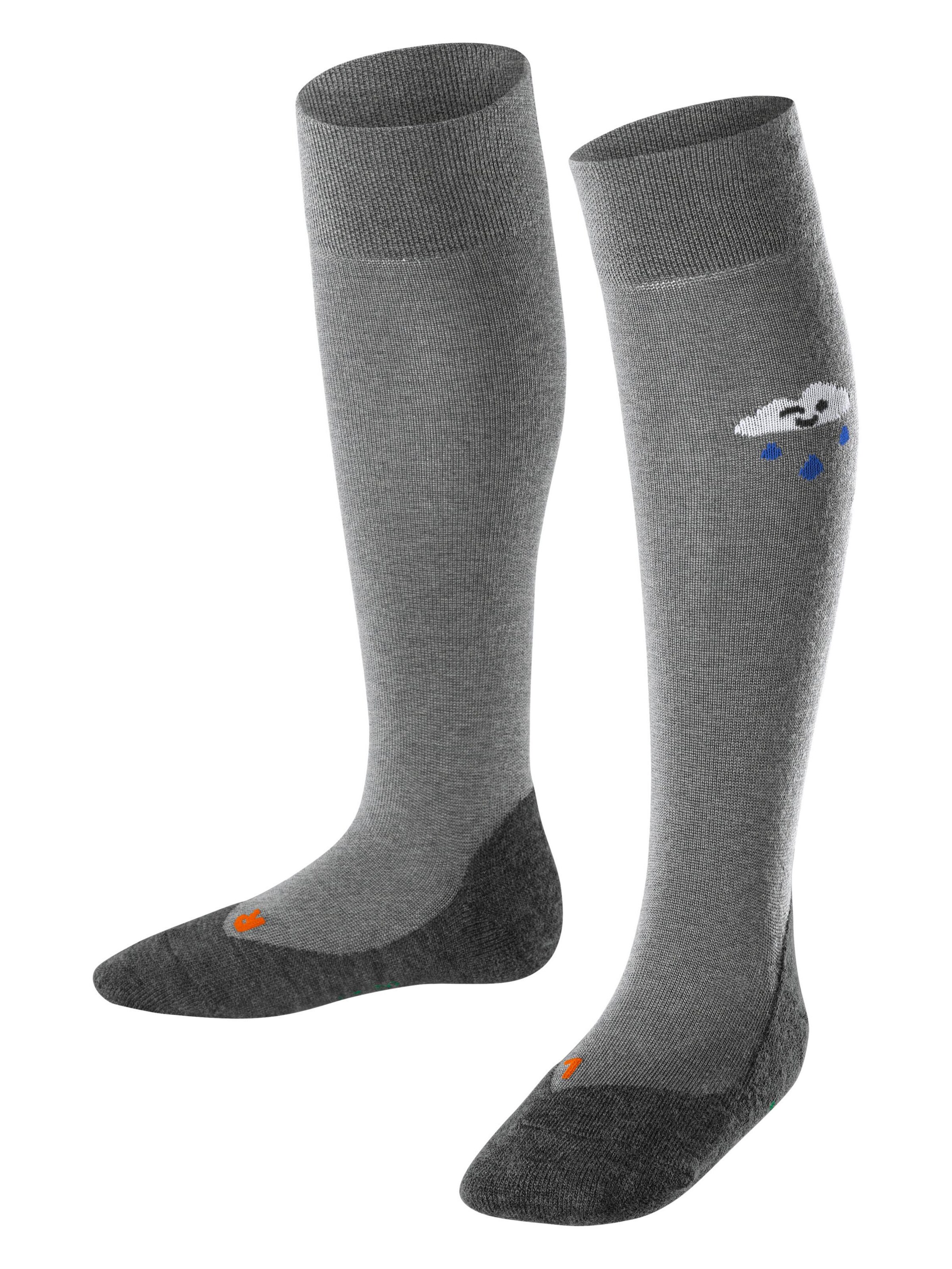 FALKE Socken 'Active Rainboot'‌‌‌‌‌‌‌‌‌ in Grau: Vorderseite