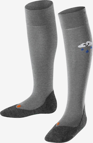 FALKE Socken 'Active Rainboot' in Grau: Vorderseite