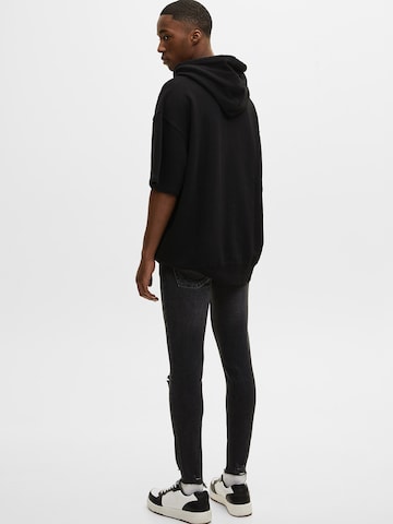 Coupe slim Jean Pull&Bear en noir