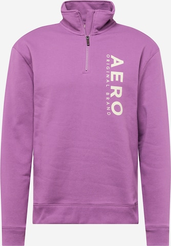 AÉROPOSTALE Sweatshirt in Lila: predná strana