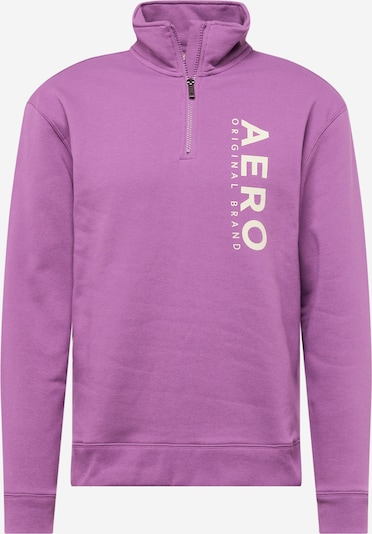 AÉROPOSTALE Sweatshirt in de kleur Orchidee / Wit, Productweergave