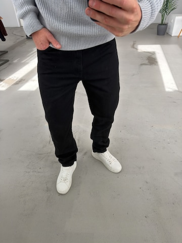 DAN FOX APPAREL Обычный Джинсы 'Carlo' в Черный