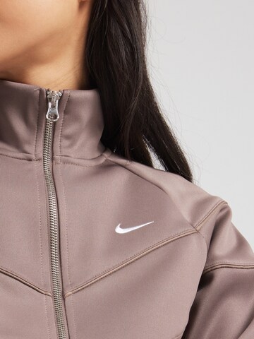 Nike Sportswear Ζακέτα φούτερ σε καφέ