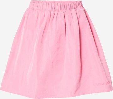 Fustă 'Gemma Skirt' de la Hoermanseder x About You pe roz: față