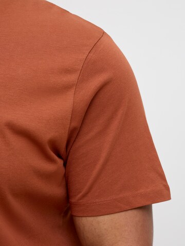 Jack & Jones Plus Shirt 'JORCANGGU' in Brown