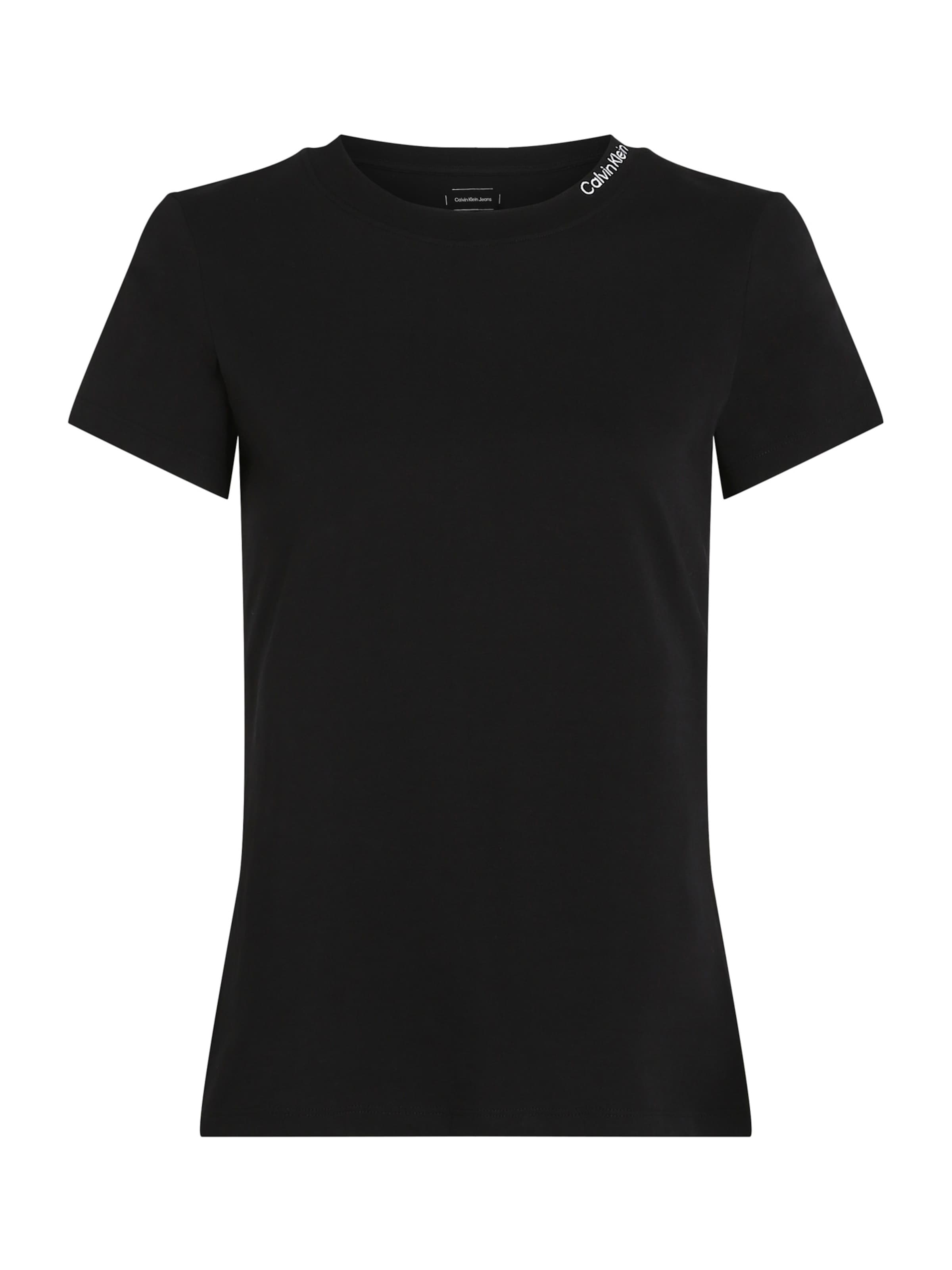 Calvin Klein Jeans Póló - fekete: elől