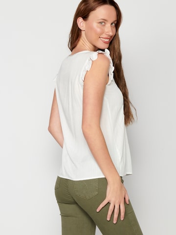 KOROSHI - Blusa en blanco