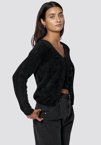FRESHLIONS Knit cardigan 'Madison' in Black