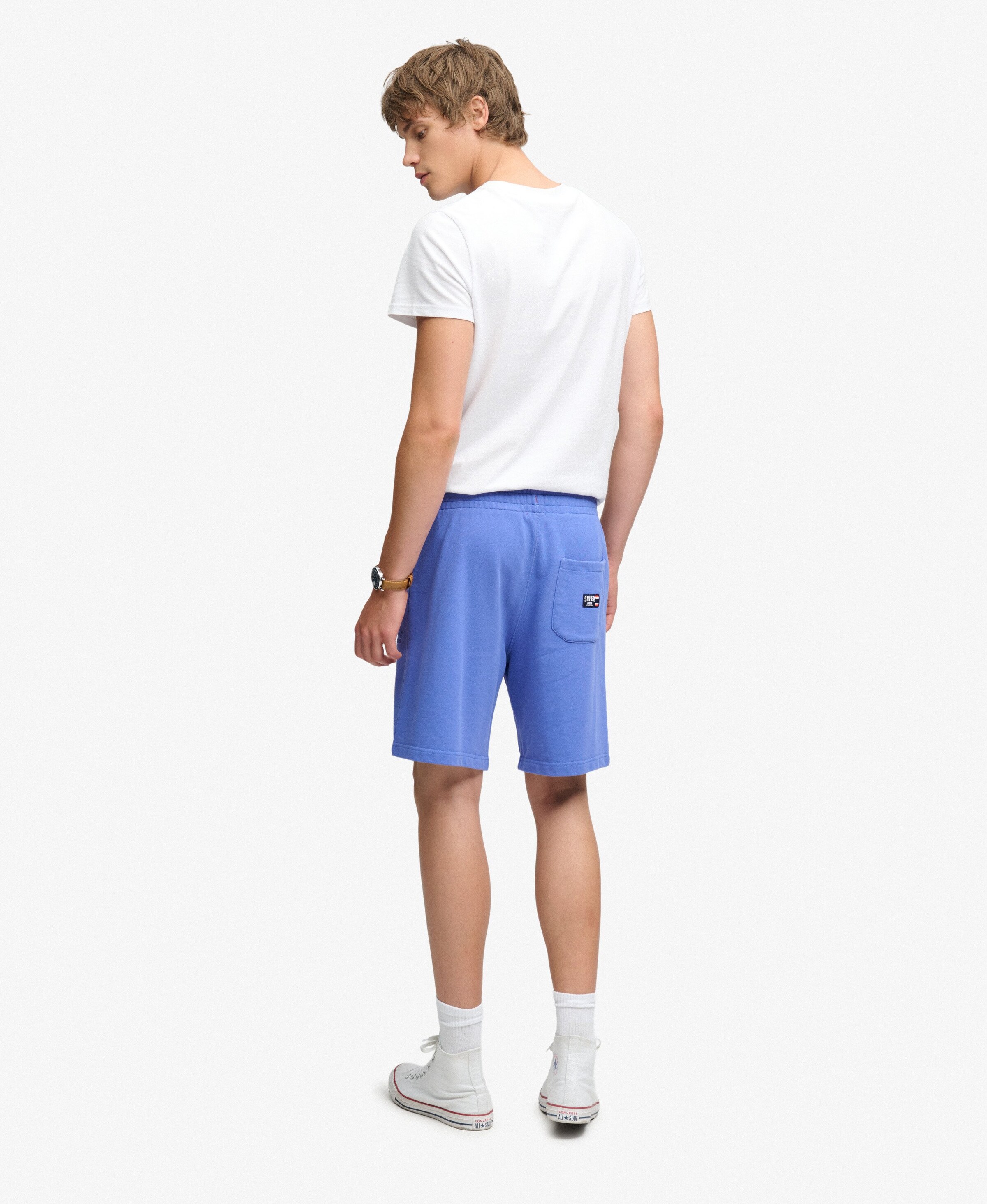 Superdry & Co Regular Broek 'Essential' in Blauw
