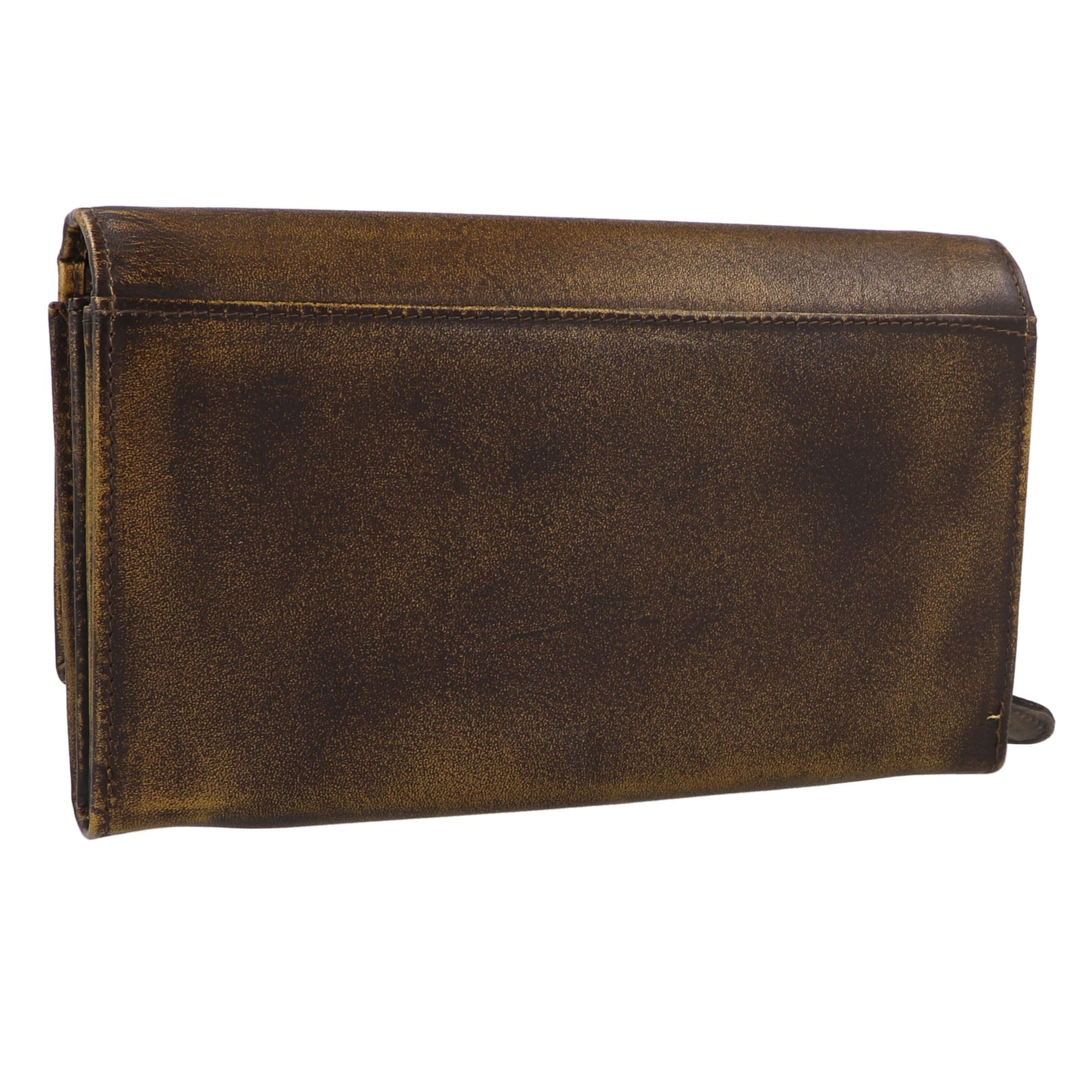 GREENBURRY Wallet 'Destressed' in Yellow