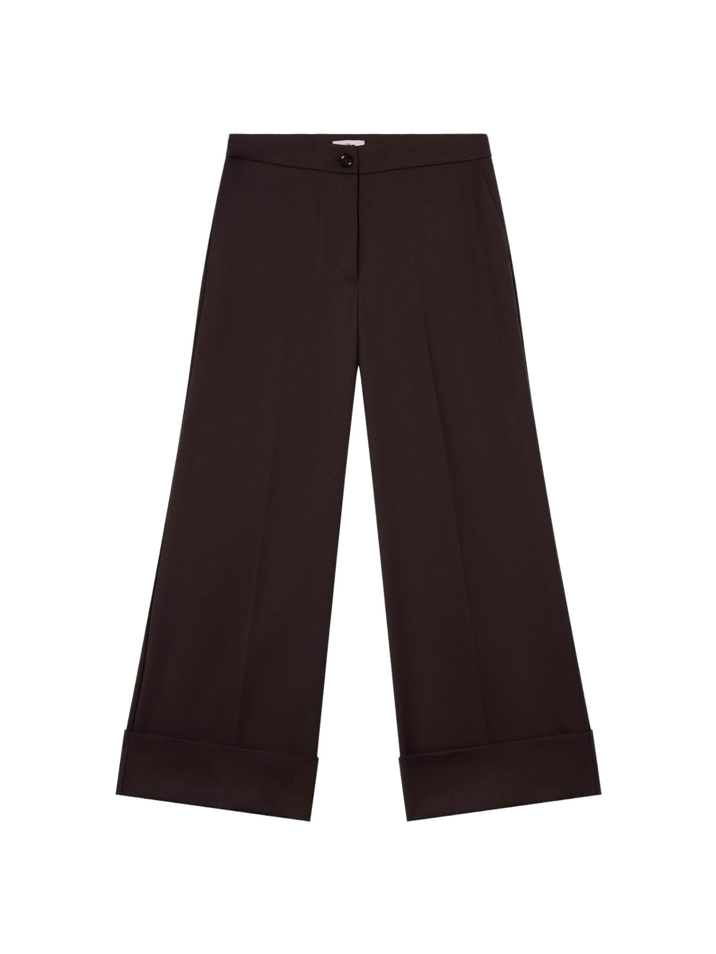 oltre Baggy Trousers in Brown: front