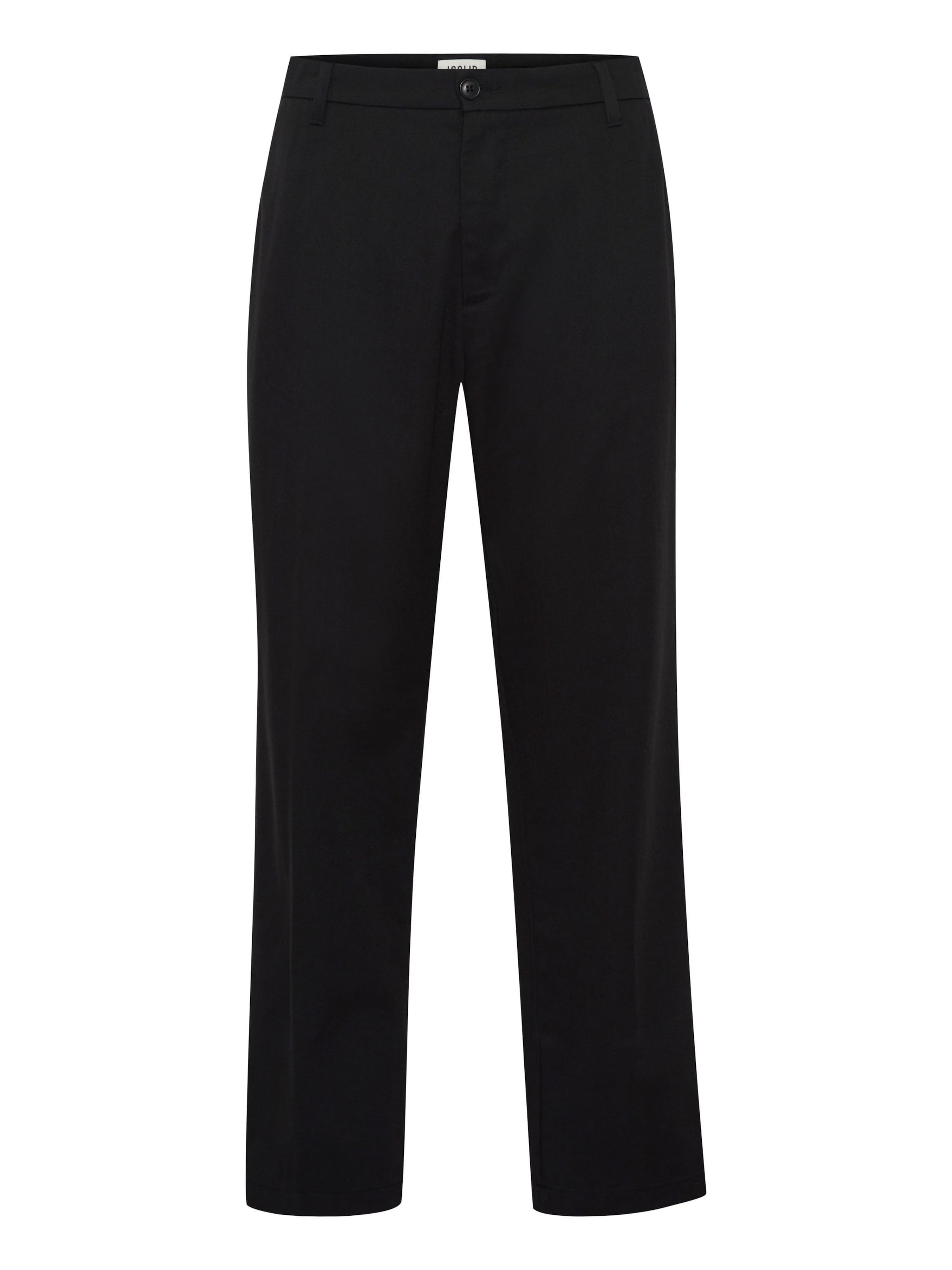 Pantalon chino 'Alann' !Solid en noir : devant