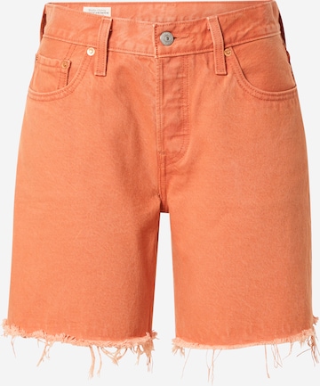 Jeans '501® 90s Short' di LEVI'S ® in arancione: frontale