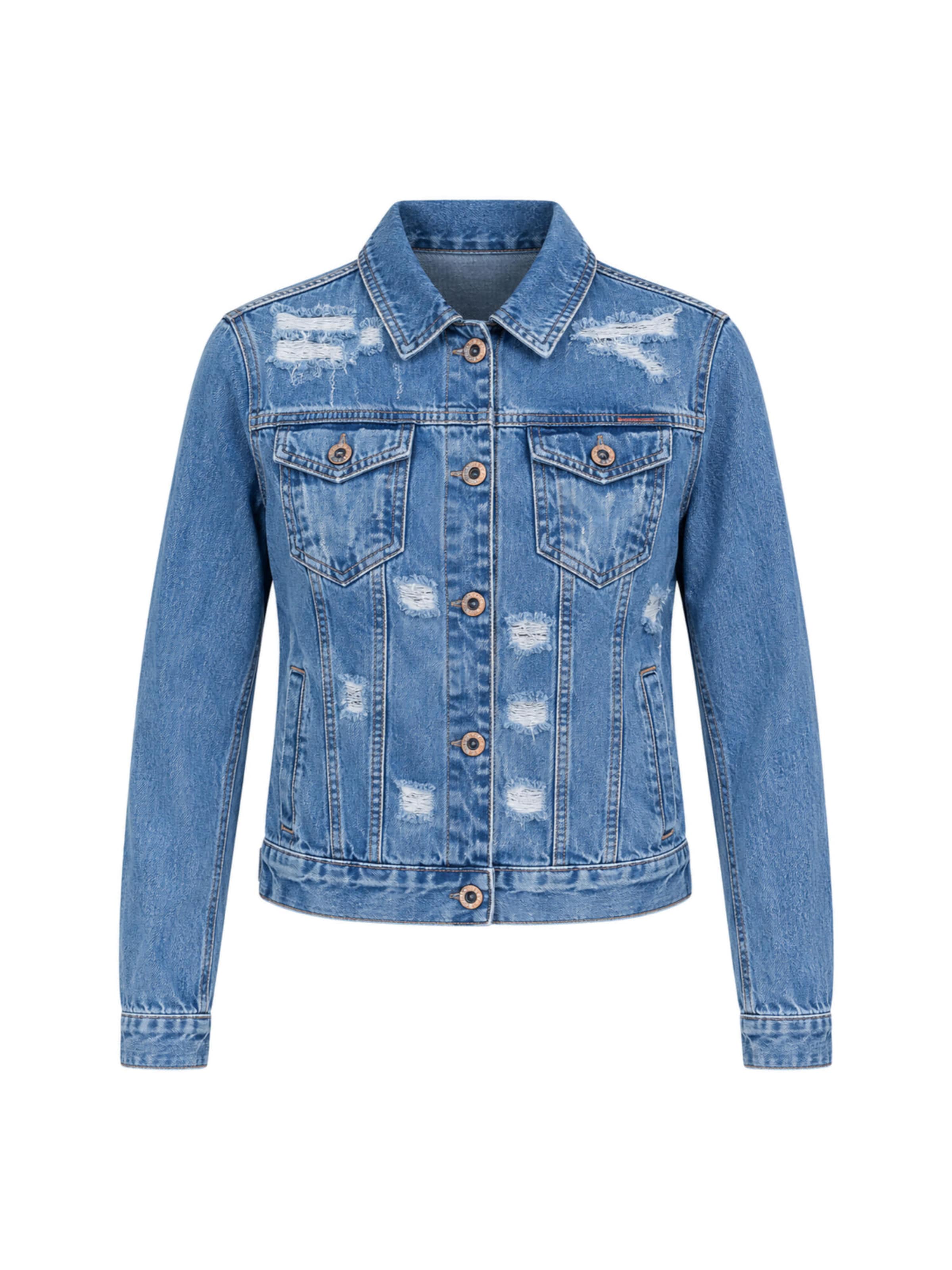 CIPO & BAXX Jeansjacke in L in blue denim, Produktansicht