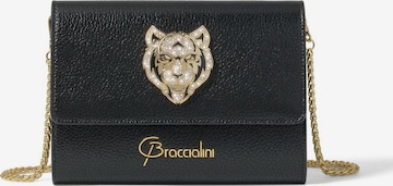 Braccialini - Bolso de noche 'Lady Tigre' en negro: frente