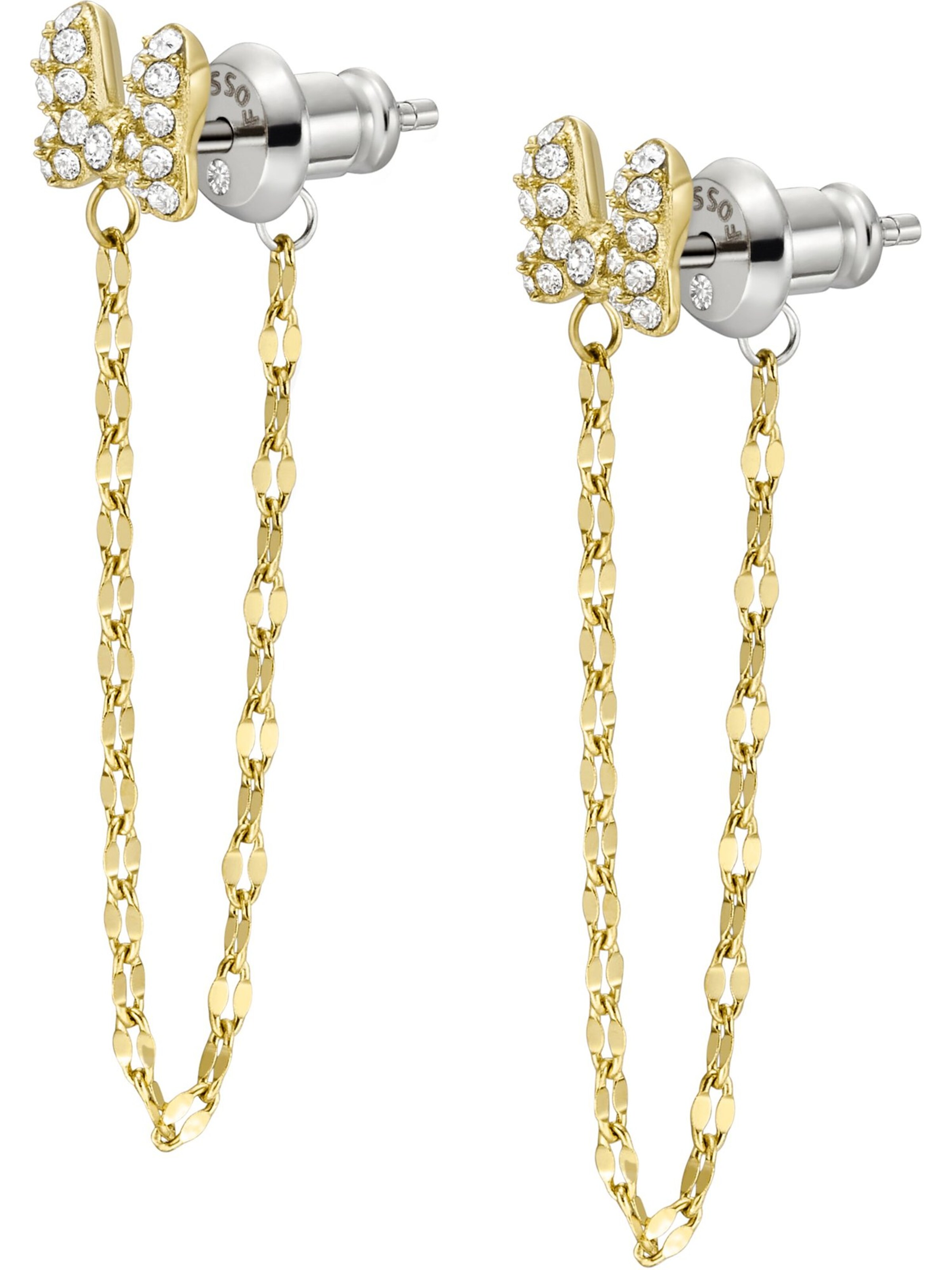 FOSSIL Ohrringe in Gold