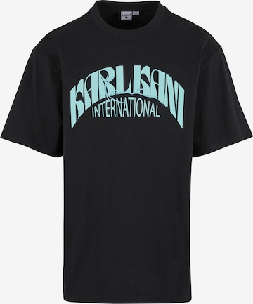 Karl KaniMajica 'International' - crna boja: prednji dio
