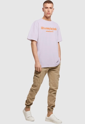 T-Shirt 'Hustle' MT Upscale en violet