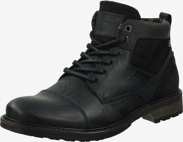 BULLBOXER Veterboots in Zwart: voorkant