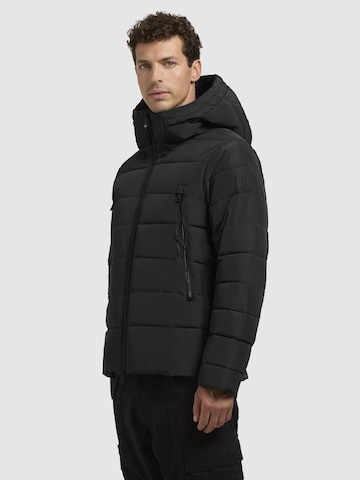 khujo - Casaco de inverno 'WOU' em preto