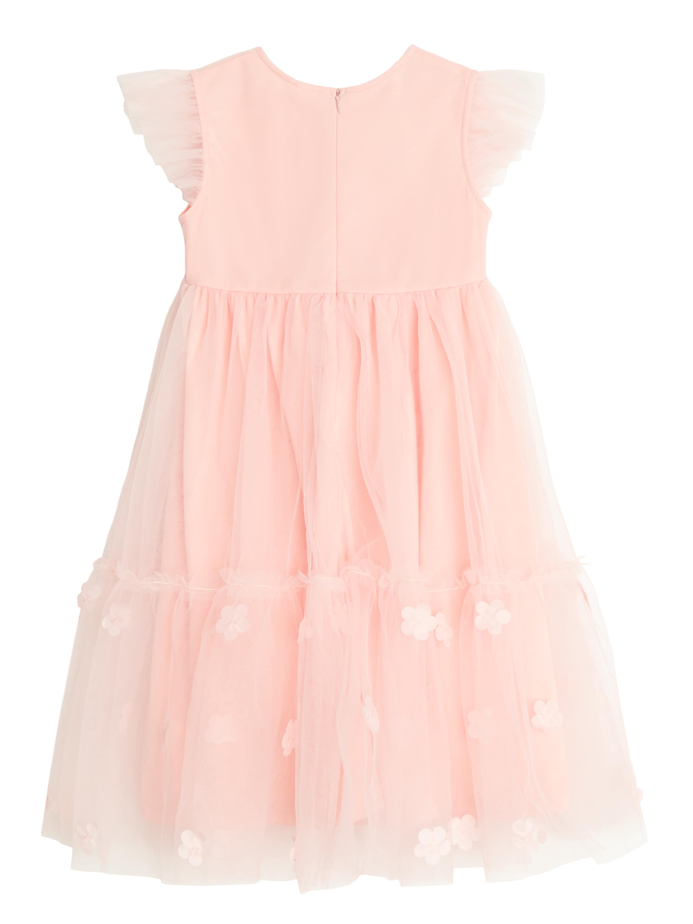 Cool Club Платье 'CLASSIC' в Ярко-розовый: сзади