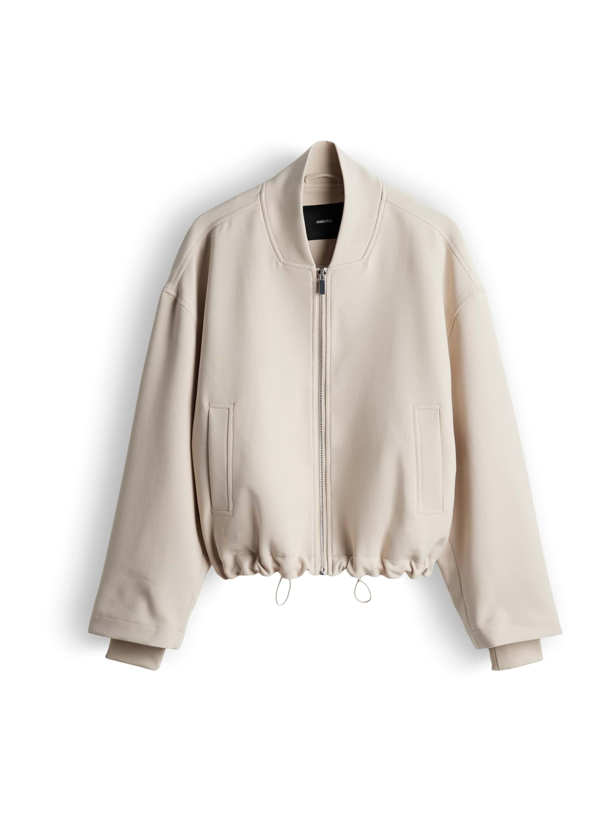 Someday Φθινοπωρινό και ανοιξιάτικο μπουφάν 'Nayke' σε μπεζ: μπροστά