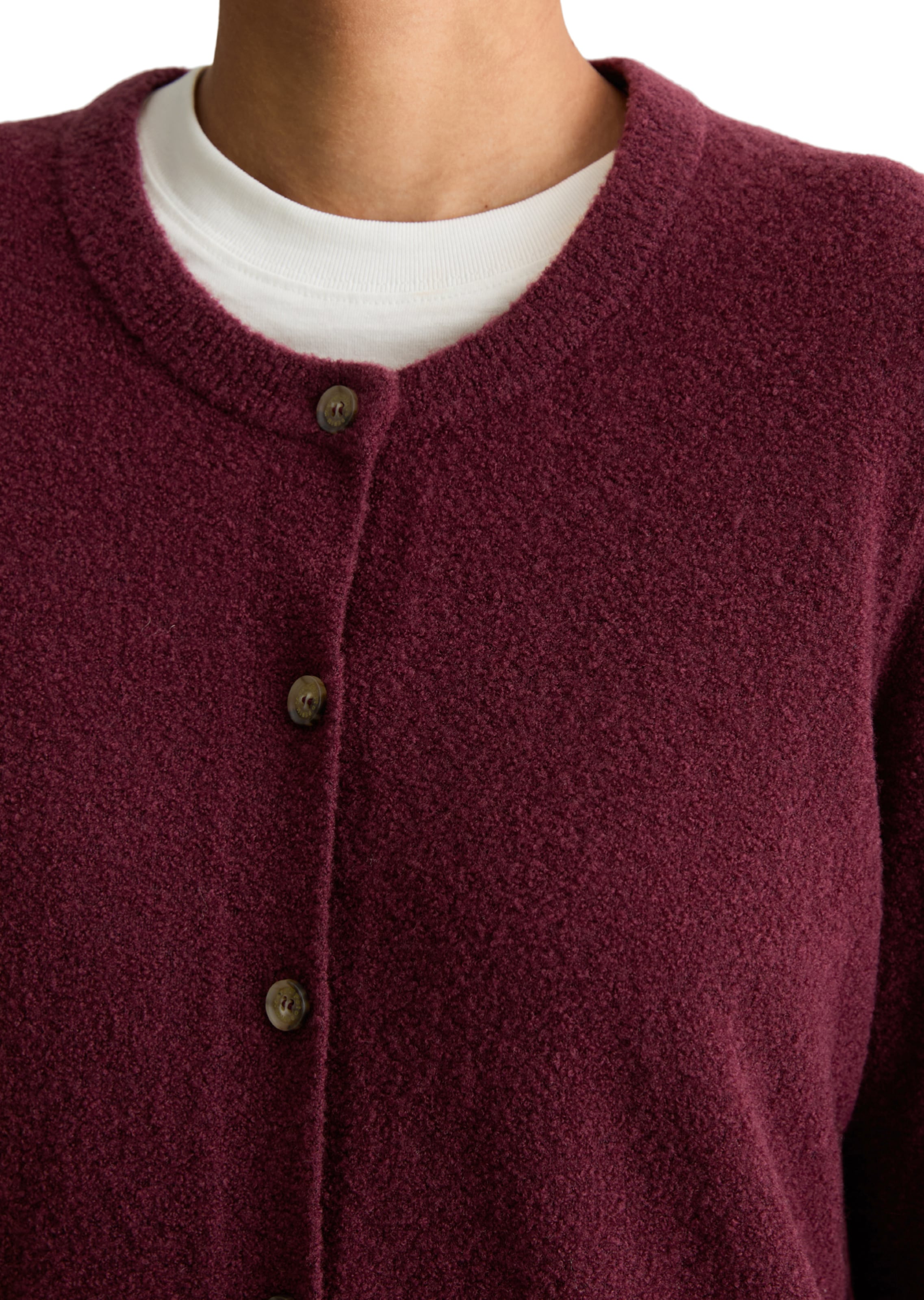 Marc O'Polo DENIM Knit cardigan in Red